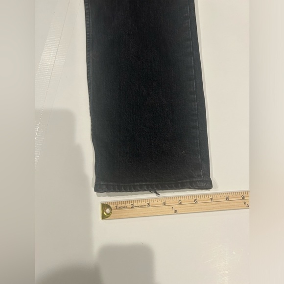 Abercrombie & Fitch 90s Straight Ultra High Rise Jeans Women’s 29 Short Black - Picture 13 of 14